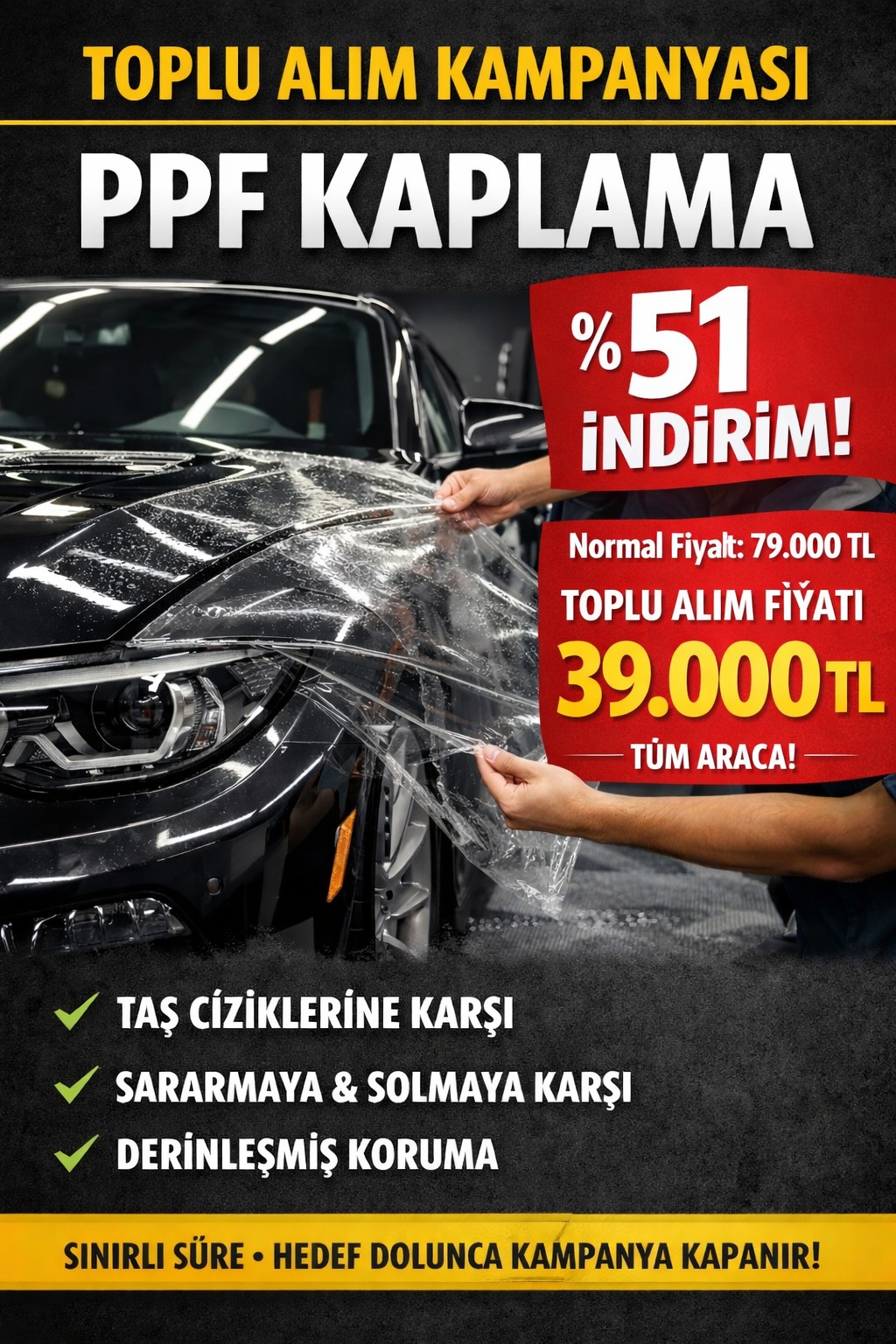 PPF Araç kaplama hizmeti - Görsel 2